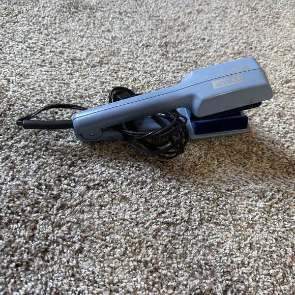 Vintage Conair SHINY BIG WAVES Blue Velvet Flocked Crimper Hot Iron CS5 - Picture 7 of 7